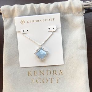 NWOT Kendra Scott Kacey In Sky Blue Illusion